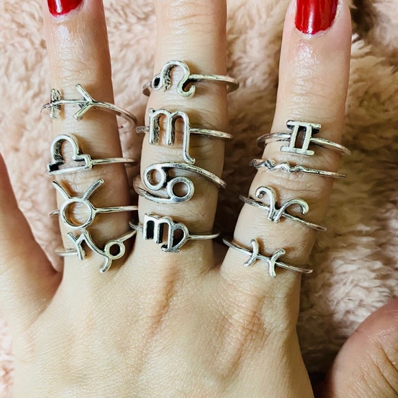 Pisces Zodiac Sign Ring - Picture 3 of 3